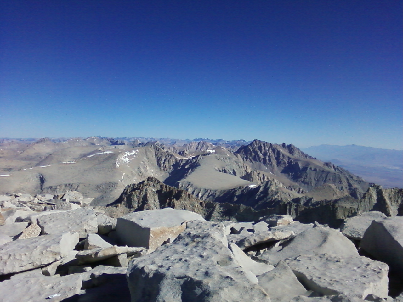 Mt Whitney summit view