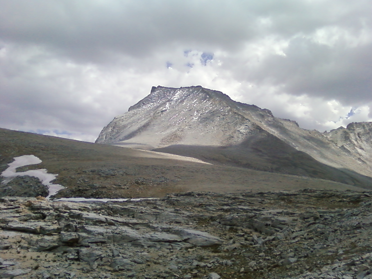 Mt Tyndall looking mighty devious from Shepherd Pass