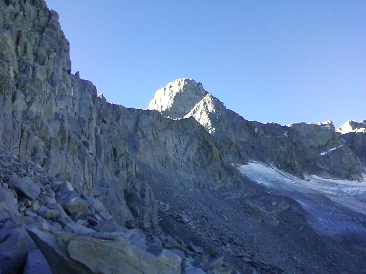 the stretch below Glacier Notch is rough