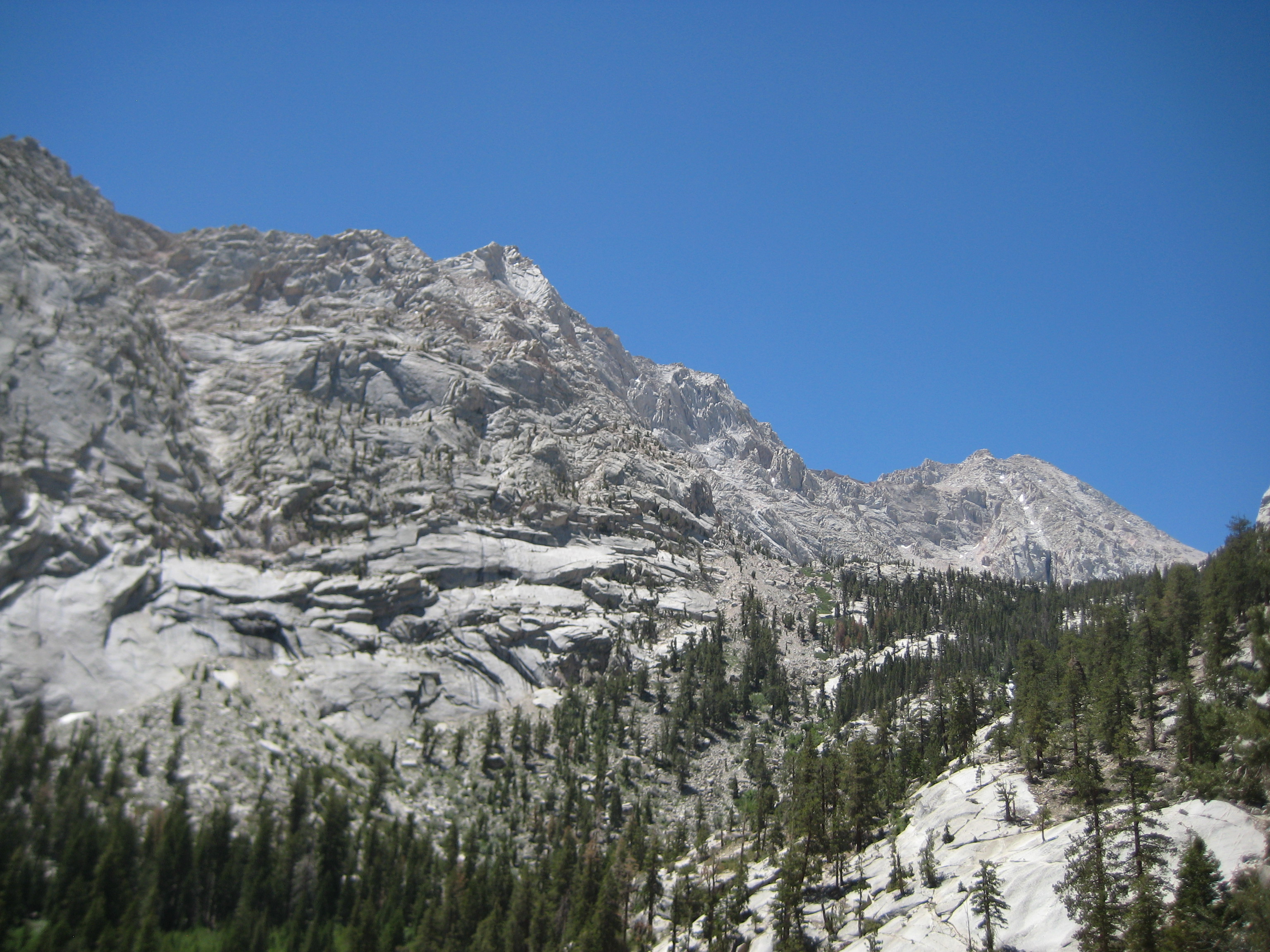 heading up the Whitney Trail