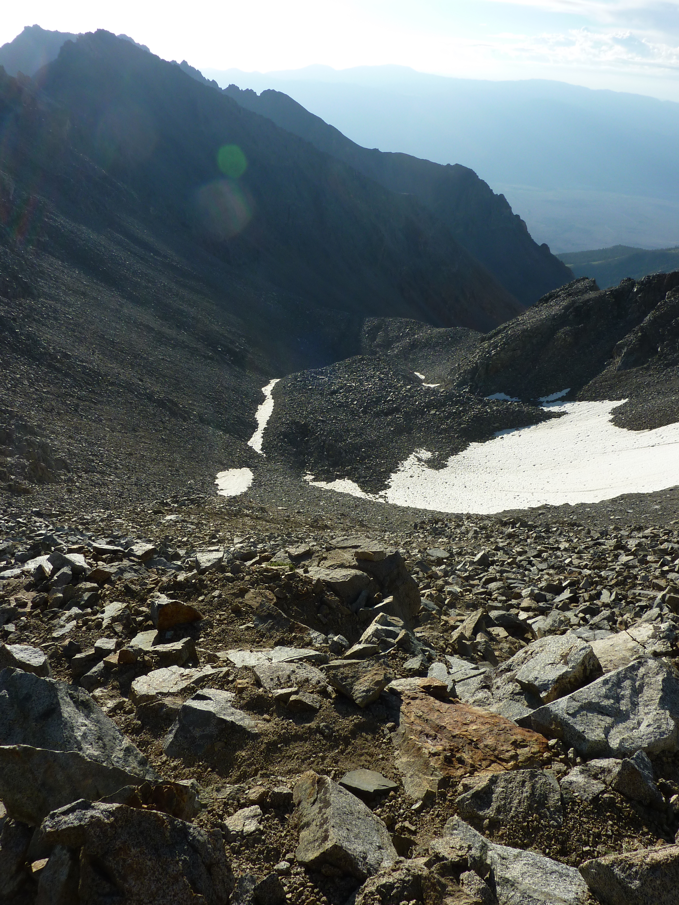 talus for days on this route [photo by Patrick]