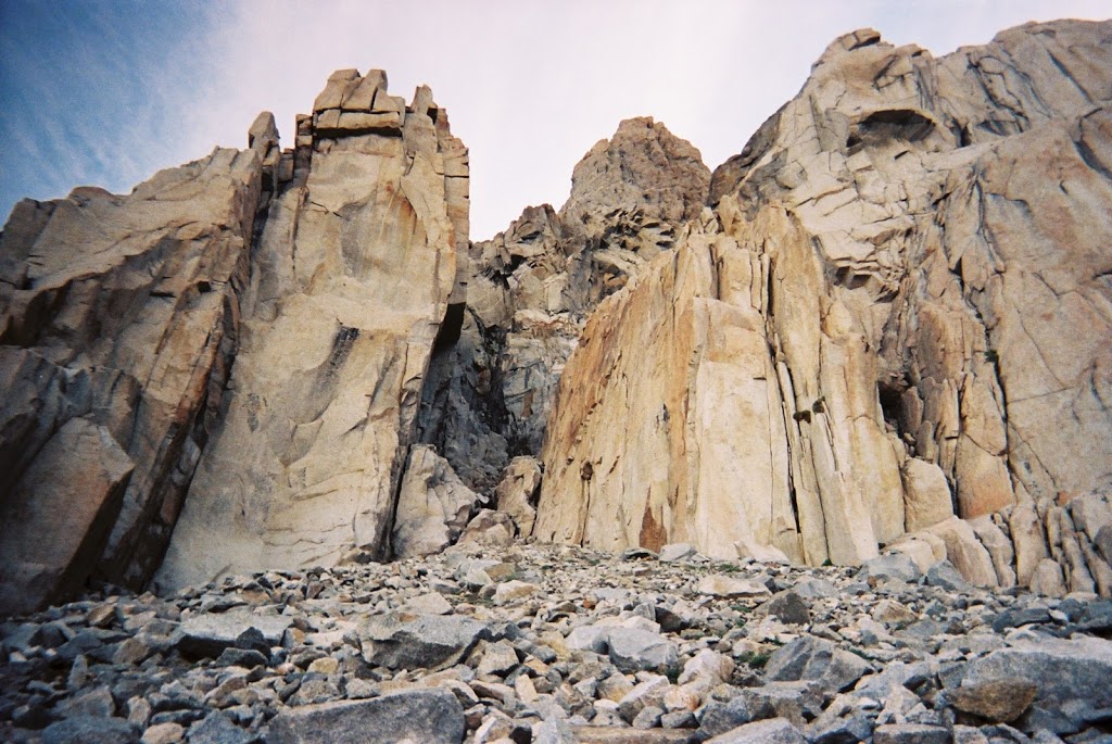 entrance to the Putterman Couloir [photo by me]