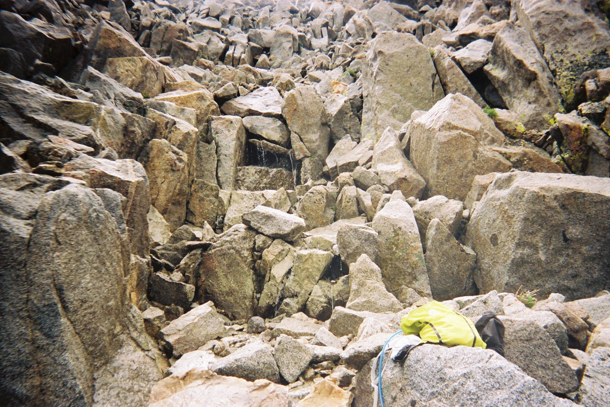 solid scrambling on Mt Agassiz [photo by me]