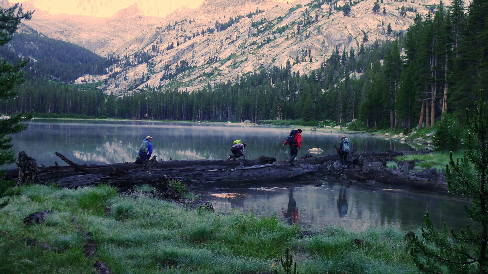 Mt Brewer rescue party [photo by Mark]