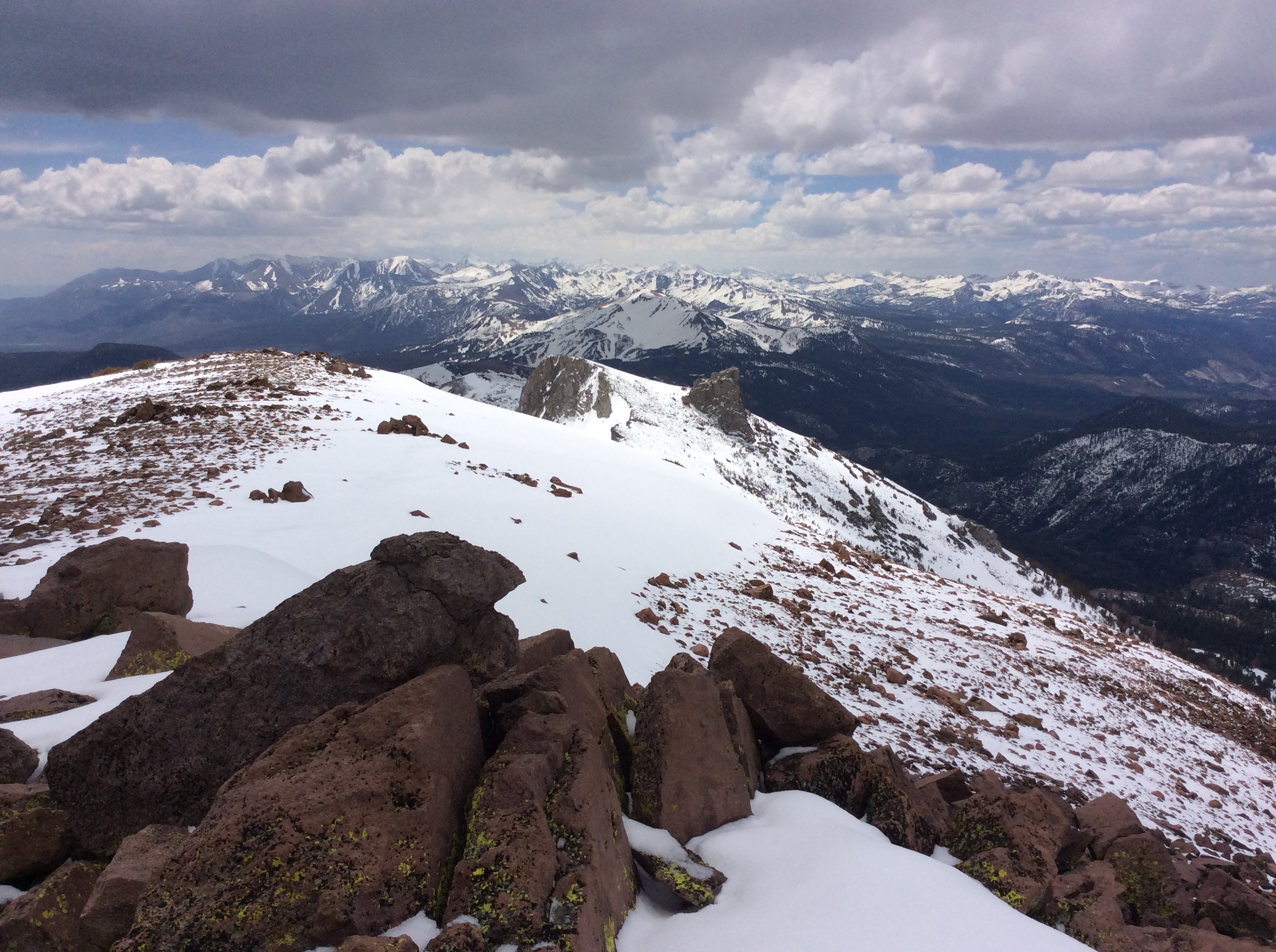 looking south down San Joaquin Ridge