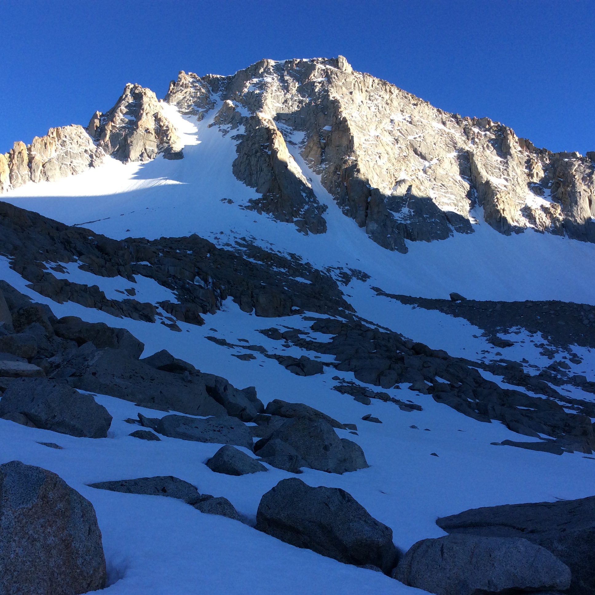 back at camp after a great day of climbin